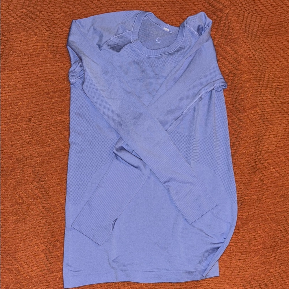 Lululemon Athletica Blue Long Sleeve Sweatshirt